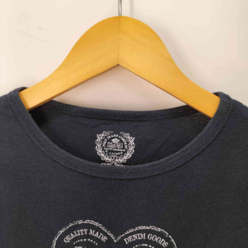 ポロジーンズカンパニーラルフローレン POLO JEANS COMPANY RALPH LAUREN y2k ハートプリントTシャツ レディース JPN:M
