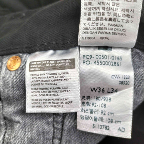 リーバイス Levis PREMIUM プレミアム 501 オリジナル ボタンフライ デニム パンツ メンズ W36L34