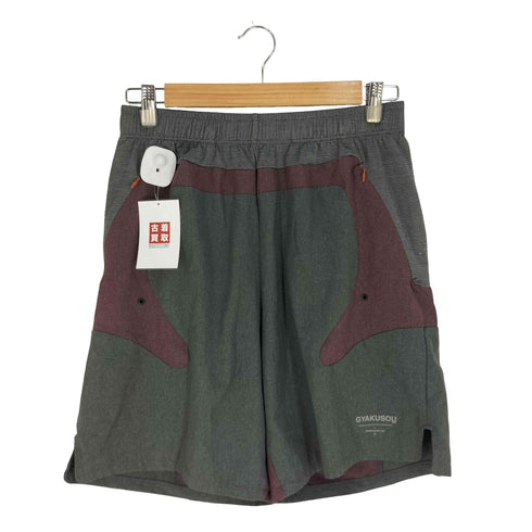 ナイキアンダーカバーギャクソウ NIKE UNDERCOVER GYAKUSOU 切替 スイッチング プリント ショーツ ショートパンツ メンズ JPN:L