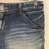 バーバリーブルーレーベル BURBERRY BLUE LABEL ホースロゴ刺繍 ノバチェック デニムショートパンツ レディース EUR:38