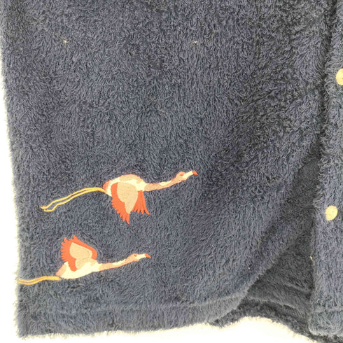 ヒューマンメイド HUMAN MADE 22AW Pile Aloha Shirt Flamingo パイル アロハシャツ フラミンゴ メンズ JPN:XXL