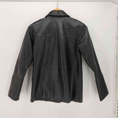 ムジルシリョウヒン 無印良品 ゴートレザー チンストラップ シェイプ ジャケット レディース JPN:M