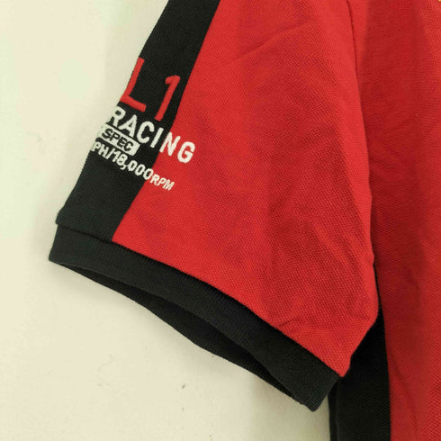 ポロバイラルフローレン Polo by RALPH LAUREN 両面刺繍 S/S ポロシャツ メンズ import:XL
