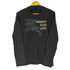 バーバリーブラックレーベル BURBERRY BLACK LABEL フロントプリント L/S Tシャツ メンズ JPN:2