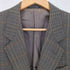 エルメネジルドゼニア Ermenegildo Zegna イタリア製 チェック パワーショルダー 2B テーラードジャケット メンズ