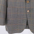 エルメネジルドゼニア Ermenegildo Zegna イタリア製 チェック パワーショルダー 2B テーラードジャケット メンズ