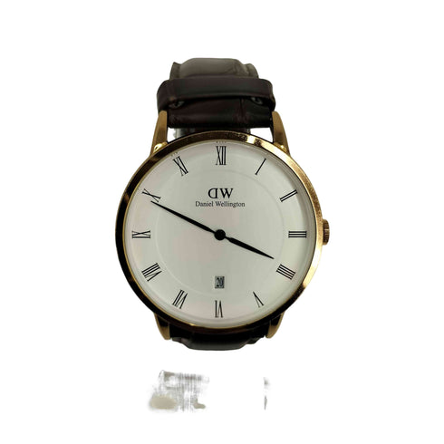 ダニエルウェリントン Daniel Wellington レザーベルト腕時計 メンズ