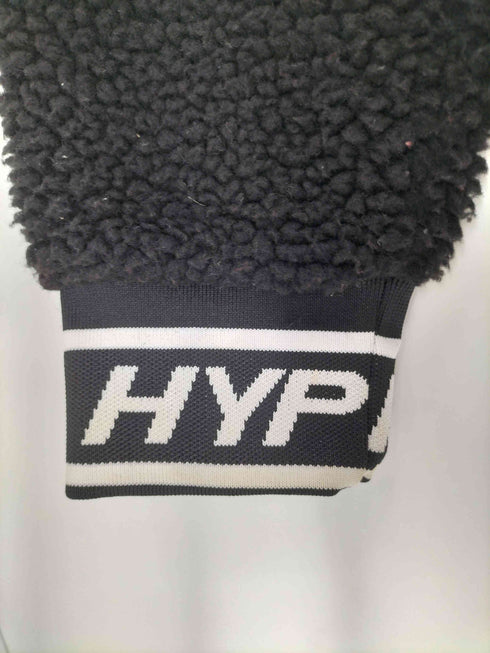 FIVE BY FIVE HYPE フロントロゴ ボアフリース プルオーバーパーカー メンズ L