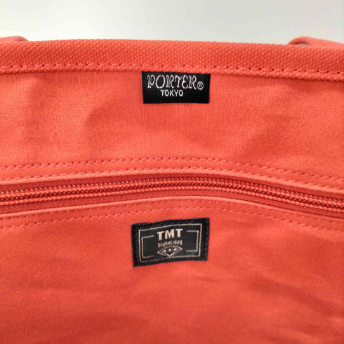 ポーター PORTER エナメル キャンバス トート メンズ