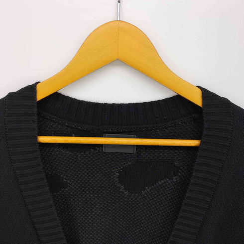 ダンケシェーン Danke Schon 23AW PREMIUM COTTON OVERSIZE DAMAGE KNIT CARDIGAN メンズ FREE