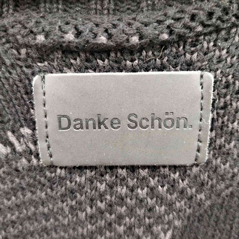 ダンケシェーン Danke Schon 23AW PREMIUM COTTON OVERSIZE DAMAGE KNIT CARDIGAN メンズ FREE
