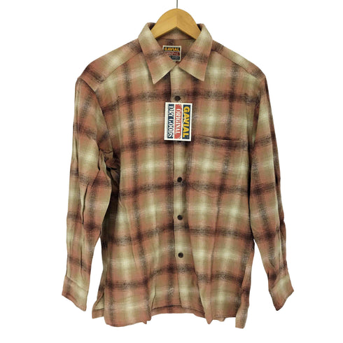 GAVIAL オンブレ オープンカラーコットンネルシャツ メンズ JPN:M