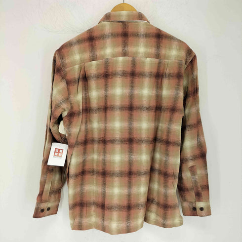 GAVIAL オンブレ オープンカラーコットンネルシャツ メンズ JPN:M