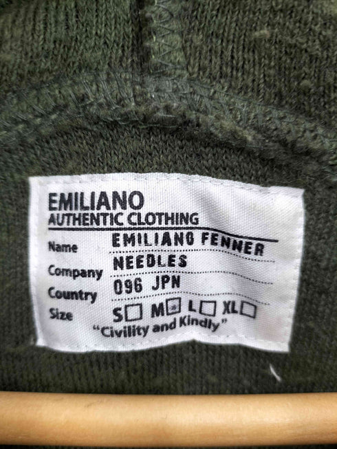 ニードルズ Needles × EMILIANO FENNER ボアフリース プルオーバーパーカー メンズ M