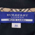 バーバリーブルーレーベル BURBERRY BLUE LABEL ロゴ刺繍 ノバチェック切替 袖リボン ポロシャツ レディース JPN:38