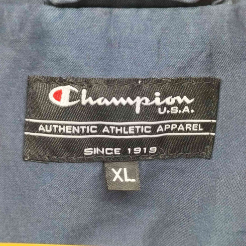 チャンピオン Champion Europe ユーロ ロゴ 刺繍 裏地 メッシュ ジップアップ ジャケット メンズ import:XL
