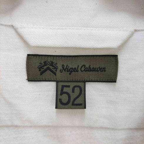 ナイジェルケーボン NIGEL CABOURN オープン カラー シャツ リネン フリース OPEN COLLAR SHIRT LINEN FLEECE リネンコットン ボックスシャツ メンズ 52