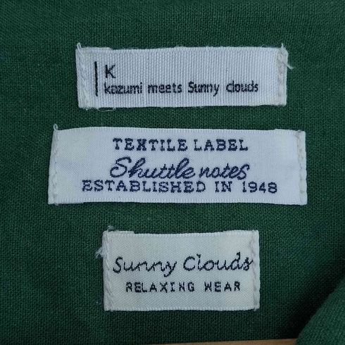 サニークラウズ sunny clouds feat. Shuttle Notes kazumi 緑なワンピース レディース JPN:M