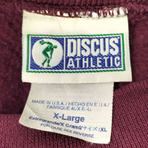 ディスカス アスレチック Discus Athletic ソリッドカラースウェット メンズ import:XL