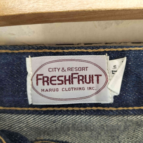FRESH FRUIT センタープレス テーパードデニムパンツ メンズ US:27