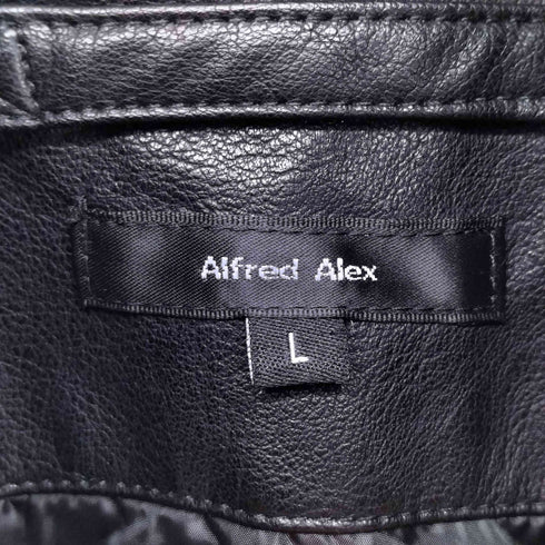Alfred Alex リブハイネック ビッグフライトジャケット ショートブルゾン メンズ JPN:L