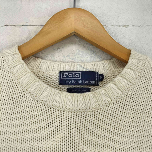 ポロバイラルフローレン Polo by RALPH LAUREN 星条旗 コットン ニット メンズ import:M