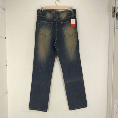 UNDER TWENTY 武拾 ダメージ ストレートデニムパンツ メンズ 88cm