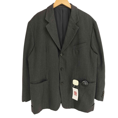 コムデギャルソンオムプリュス COMME des GARCONS HOMME PLUS AD1990 大人の不良期 裾折り返し 3B ウール テーラードジャケット メンズ JPN:M