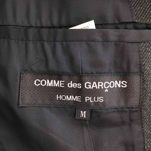 コムデギャルソンオムプリュス COMME des GARCONS HOMME PLUS AD1990 大人の不良期 裾折り返し 3B ウール テーラードジャケット メンズ JPN:M