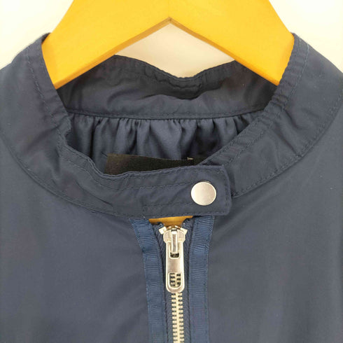ザラ ZARA Extra Small Blue Water Repellent Bomber Shirt Jacket エクストラスモール ブルー 撥水 ボンバーシャツ ジャケット レディース import:S