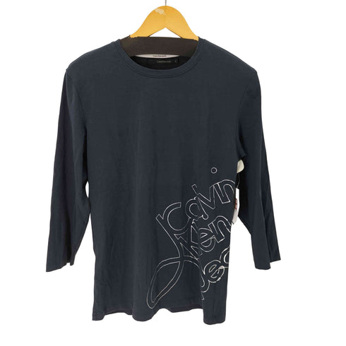 カルバンクラインジーンズ Calvin Klein Jeans ロゴプリント長袖Tシャツ レディース JPN:L