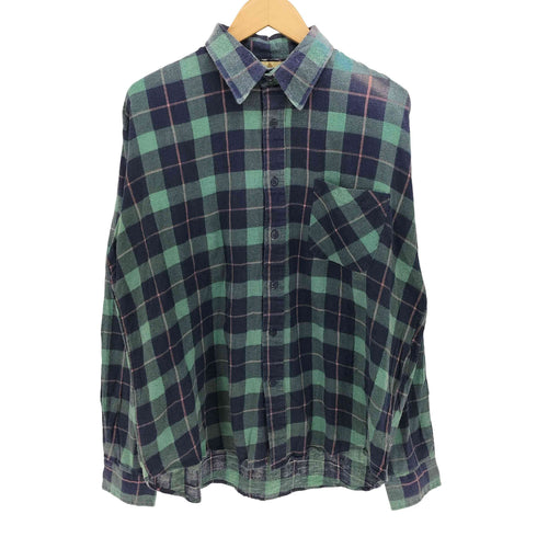 OUTDOOR TREK コットン フランネル チェックシャツ メンズ import:XL