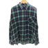 OUTDOOR TREK コットン フランネル チェックシャツ メンズ import:XL