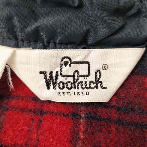ウールリッチ WOOLRICH 60-70s 白タグ 長袖チェックシャツ メンズ