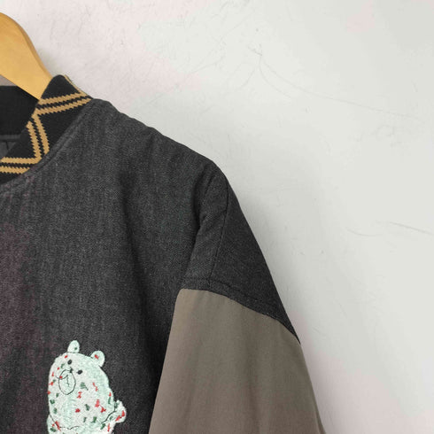 スカラー ScoLar アイスクマ刺繍スタジャン レディース JPN:M
