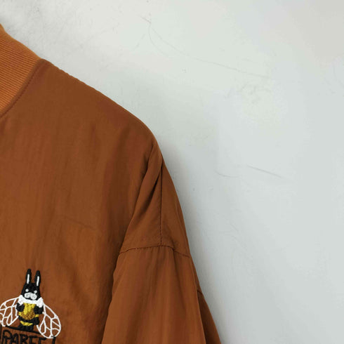 スカラー ScoLar RABEE刺繍MA-1ブルゾン レディース JPN:M
