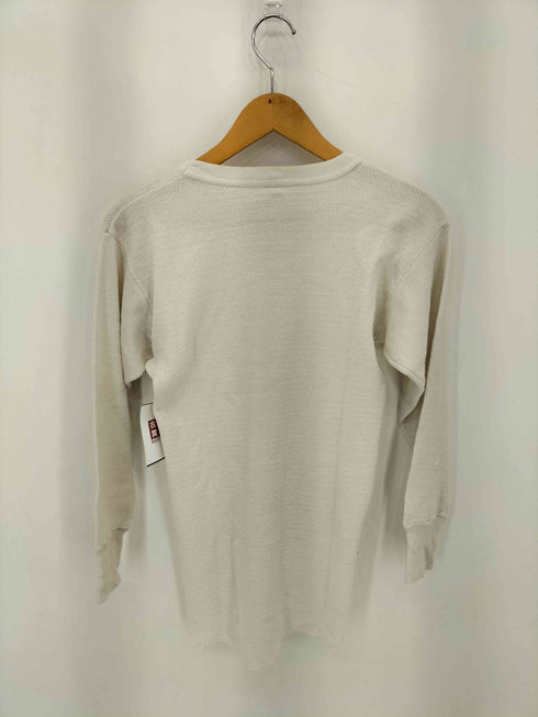 ヘインズ Hanes 70-80s 緑タグ ワッフルニット サーマルクルーネック ニット メンズ L