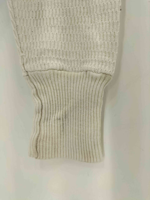ヘインズ Hanes 70-80s 緑タグ ワッフルニット サーマルクルーネック ニット メンズ L