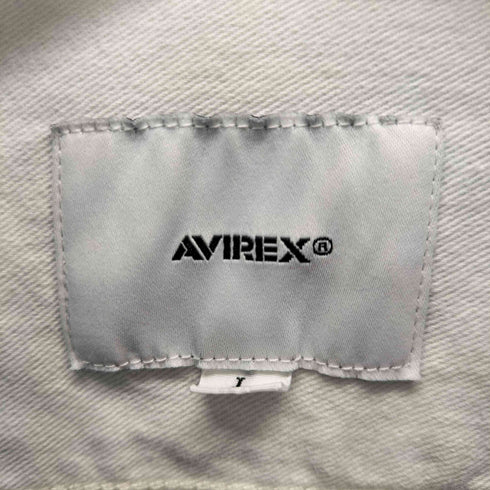 アヴィレックス AVIREX ベーシック ライト ダンガリー デニムシャツ メンズ import:L