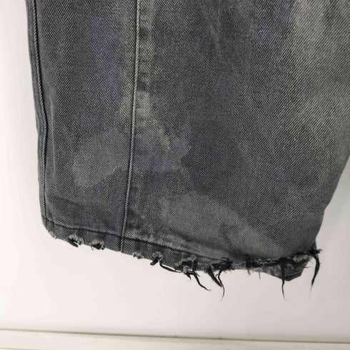 FR(13)NDS ペンキダブルウエストデニムパンツ ダメージ加工 メンズ FREE