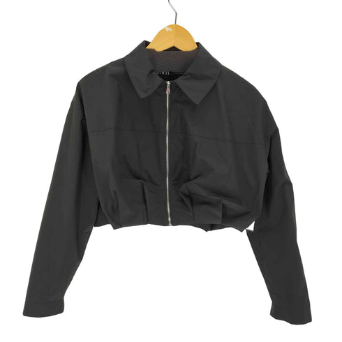 ザラ ZARA SHORT BLAZER WITH PLEATED HEM レディース import:M