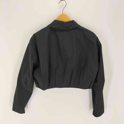 ザラ ZARA SHORT BLAZER WITH PLEATED HEM レディース import:M
