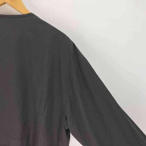 センスオブプレイス SENSE OF PLACE 19SS ノーカラー マルチポケット ジャケット メンズ import:M