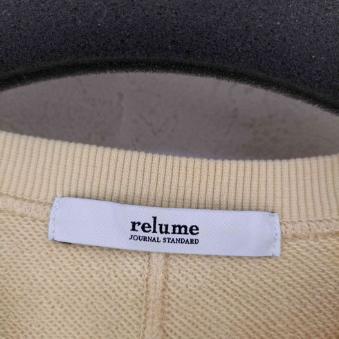 ジャーナルスタンダードレリューム JOURNAL STANDARD relume オーバーサイズロングスウェット レディース FREE