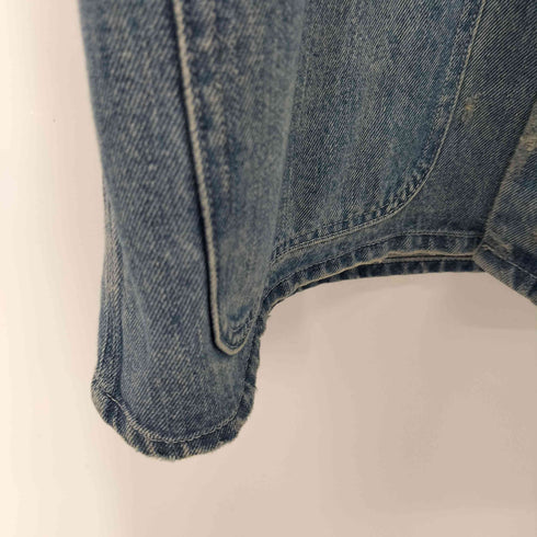 アヴィレックス AVIREX DENIM COVERALL 刺繍 ダメージ加工 メンズ JPN:L