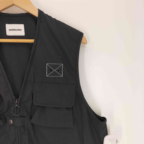 モンキータイム MONKEY TIME 19SS TC WTHR MULTI POCKET VEST TC ウェザー マルチポケットベスト メンズ import:L
