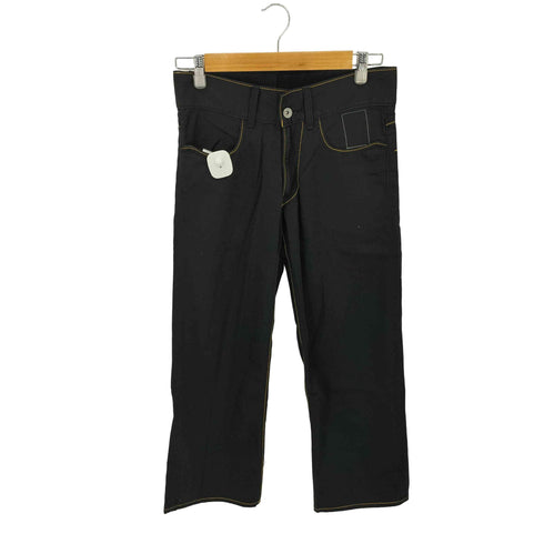 ディッキーズ Dickies × CHEESY BAD ステッチデザイン クロップド ワークパンツ Y2K レディース S