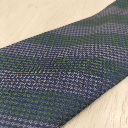 ルイヴィトン LOUIS VUITTON レジメンタル シルク ネクタイ メンズ