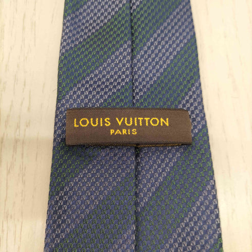 ルイヴィトン LOUIS VUITTON レジメンタル シルク ネクタイ メンズ