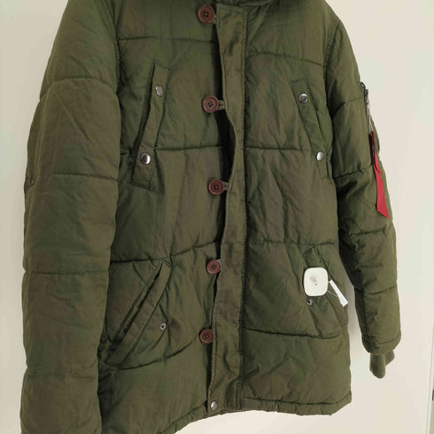 ベイクレスト BAYCREST N-3B型 リアルファー 2WAY ジップアップ ダウンジャケット メンズ import:M
